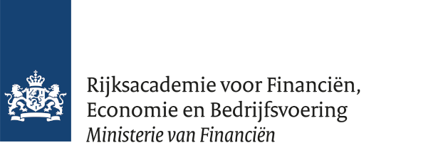 Logo Rijksacademie voor Financiën, Economie en Bedrijfsvoering- Ministerie van Financiën, onderdeel van de Rijksoverheid - Naar de homepagina van Rijksacademie